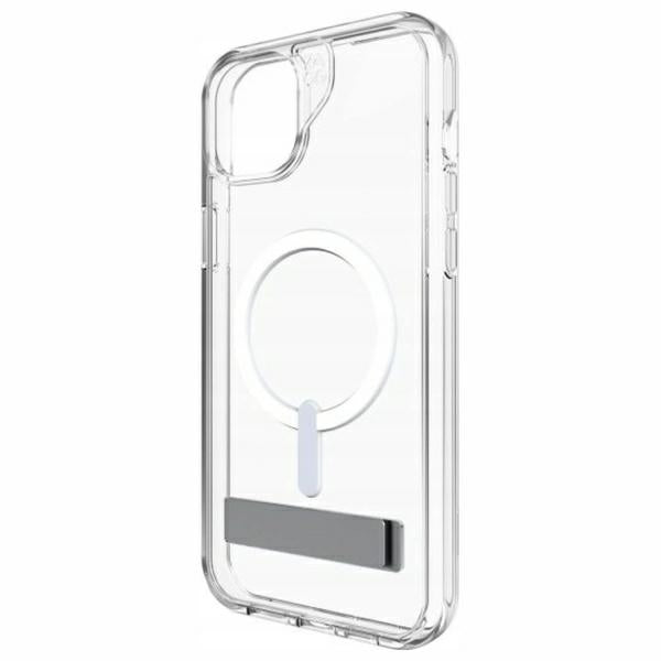 Калъф ZAGG ZAGG Crystal Palace Snap Kickstand MagSafe за iPhone 15 Plus, прозрачен