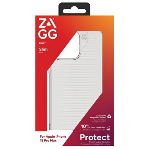 Прозрачен калъф ZAGG ZAGG Luxe за iPhone 15 Pro Max