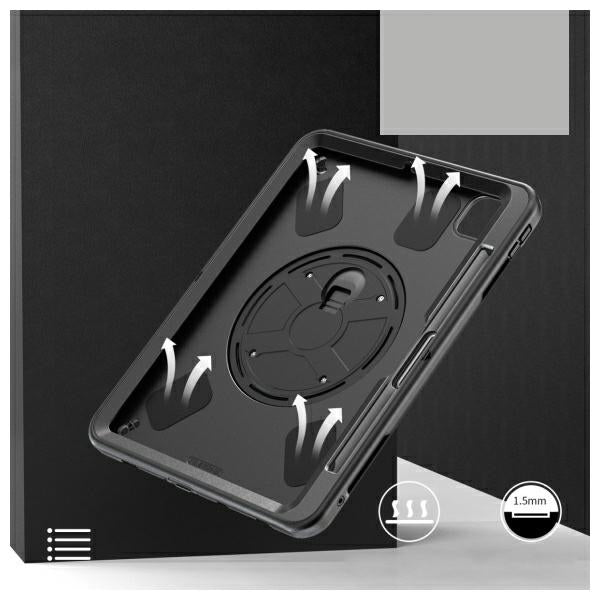 Твърд калъф 4smarts Rugged Case Grip с холдер за iPad Pro 11" M4 2024 / M5 2025