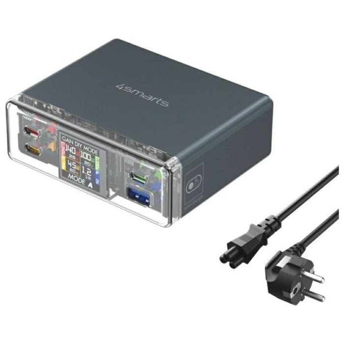Зарядна станция 4smarts Lucid 4smarts 300W с DIY режим, сива