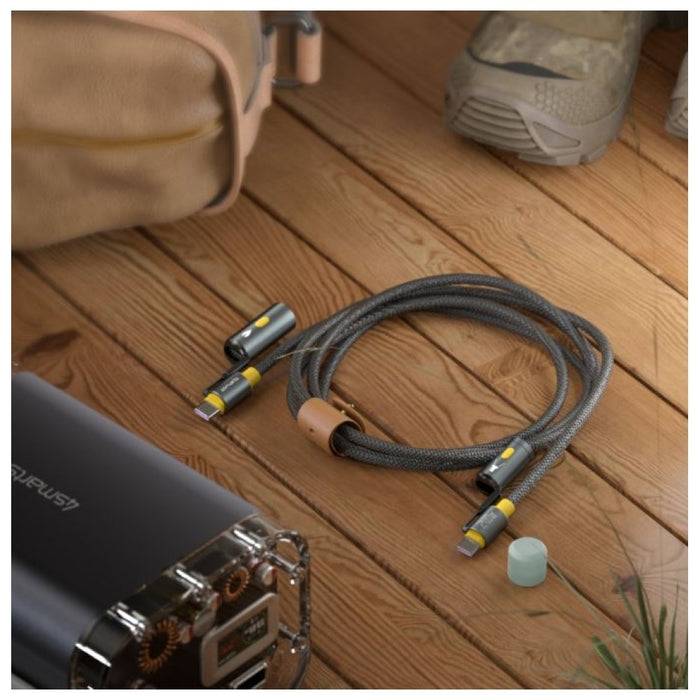 Кабел 4smarts Explorer 3в1 1.5m, черен