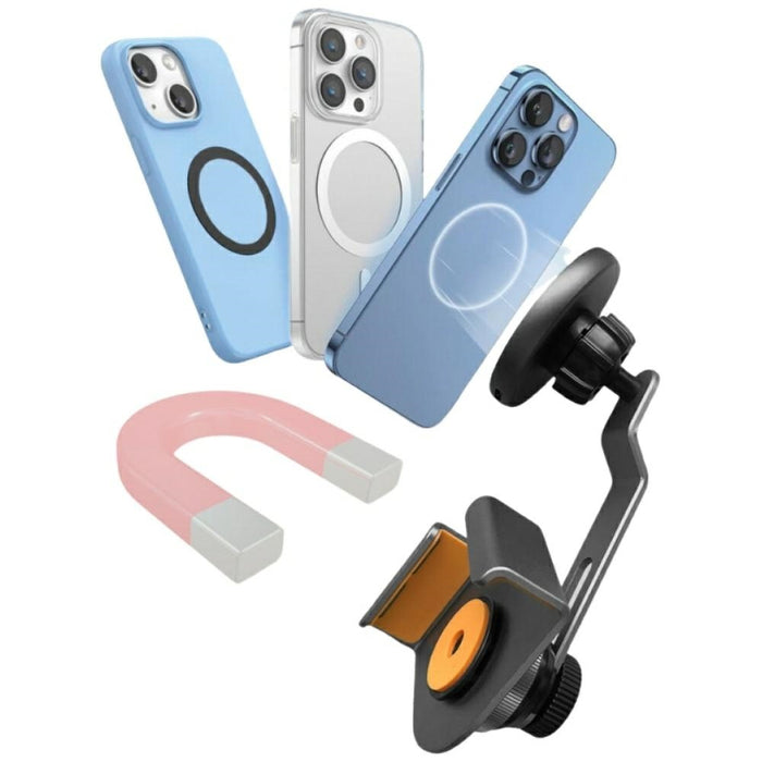 Магнитен държач 4smarts 4smarts Screen Mount Qi2 за монитор, сив