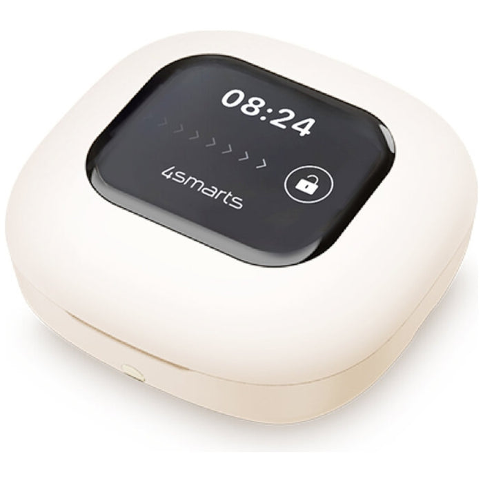 Слушалки 4smarts SkyBuds OWS с екран и преводач AI, бежови