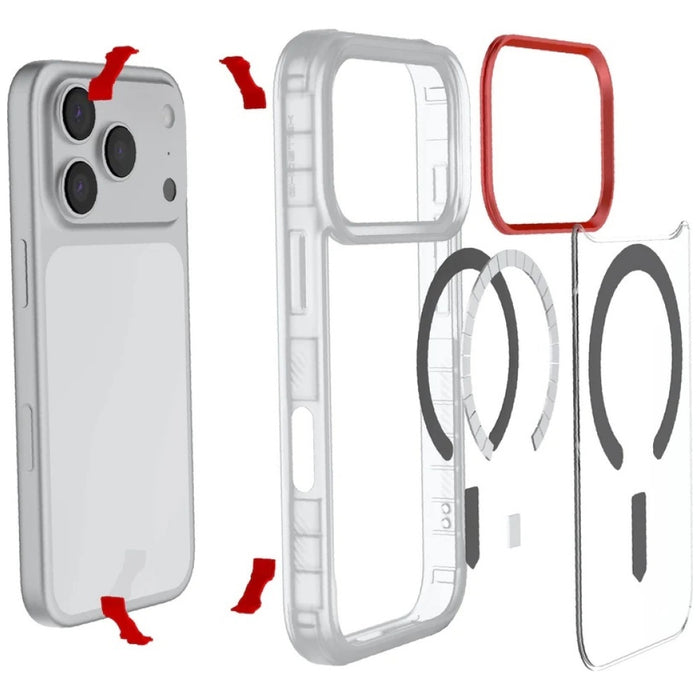 Калъф Ghostek Covert MagSafe за iPhone 17 Pro, прозрачен