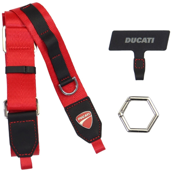 Универсална каишка Ducati Lanyards за телефон/таблет, червена