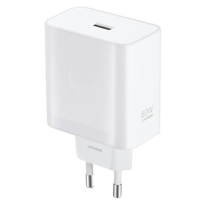 Зарядно OnePlus SuperVOOC 80W, бял