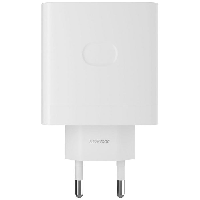 Зарядно OnePlus SuperVOOC 80W, бял