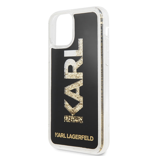 Калъф Karl Lagerfeld KLHCN58KAGBK iPhone 11Pro Karl logo Glitter, черен
