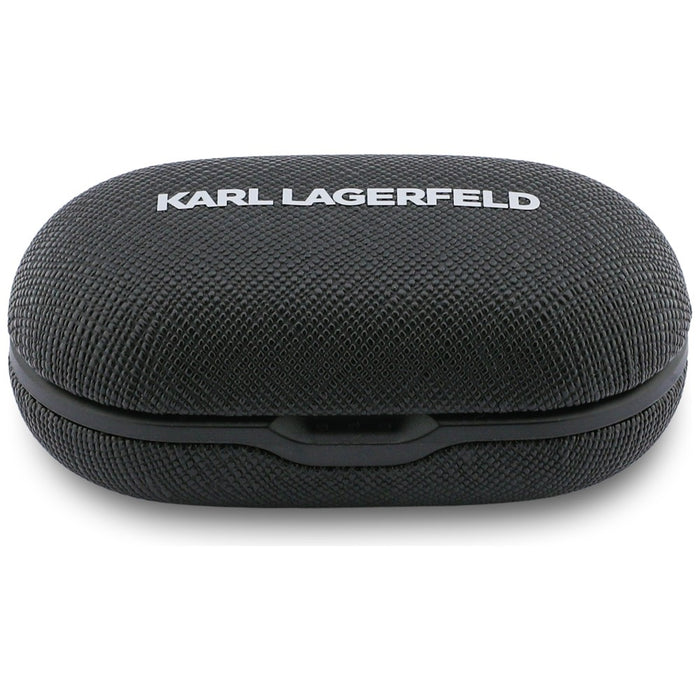 Слушалки Karl Lagerfeld Saffiano Logo ENC, черни