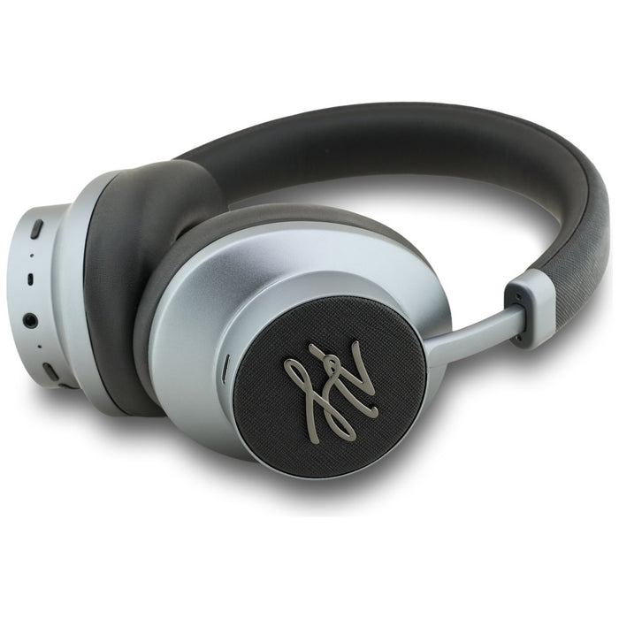 Слушалки Karl Lagerfeld Grained Initials Bluetooth ANC, черни