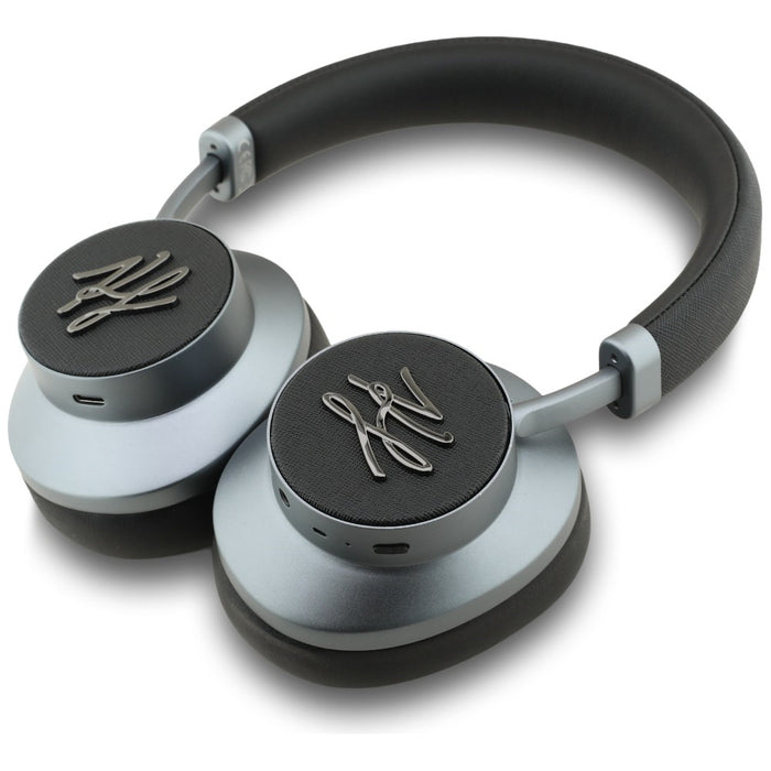 Слушалки Karl Lagerfeld Grained Initials Bluetooth ANC, черни
