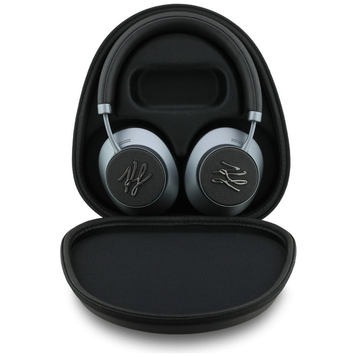 Слушалки Karl Lagerfeld Grained Initials Bluetooth ANC, черни