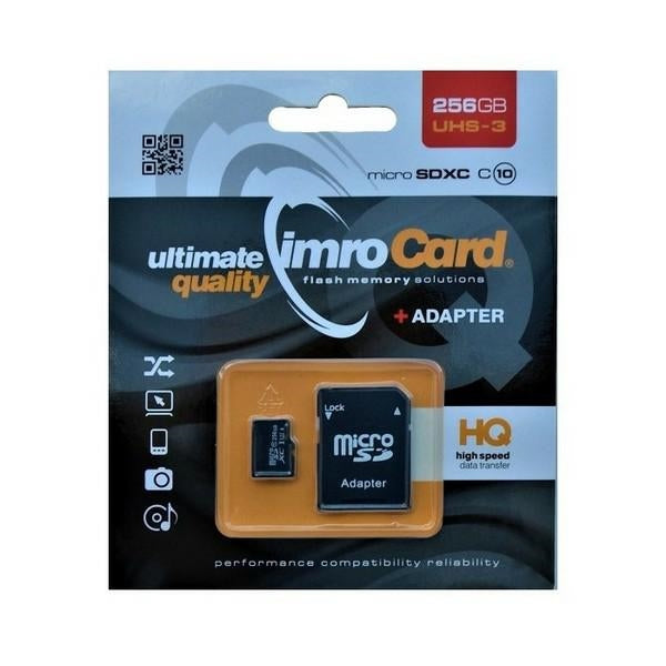 Карта памет Imro microSDXC 256GB adp10C UHS-3