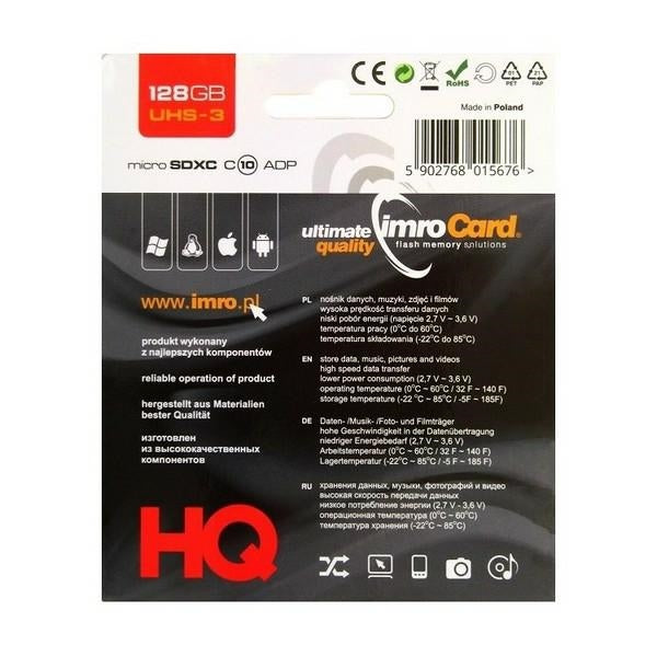 Карта памет microSDXC Imro+ 128GB adp10C UHS-3