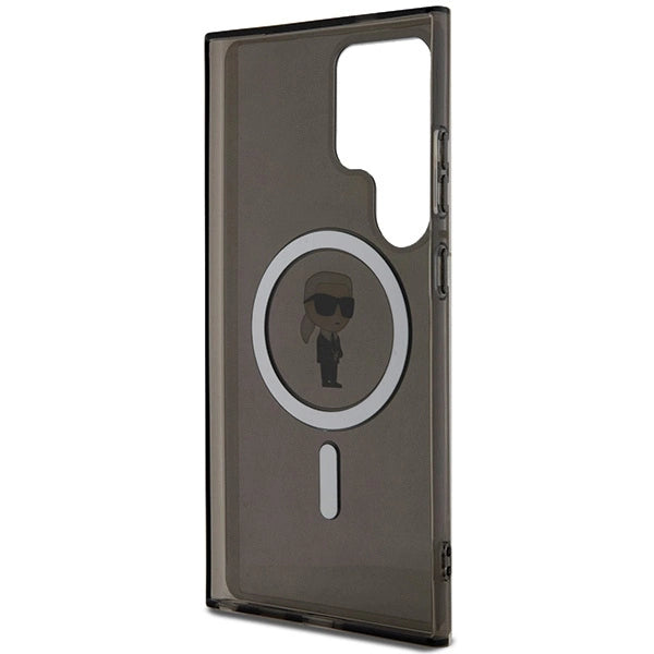 Калъф Karl Lagerfeld IML Ikonik MagSafe за Samsung Galaxy S24 Ultra - черен