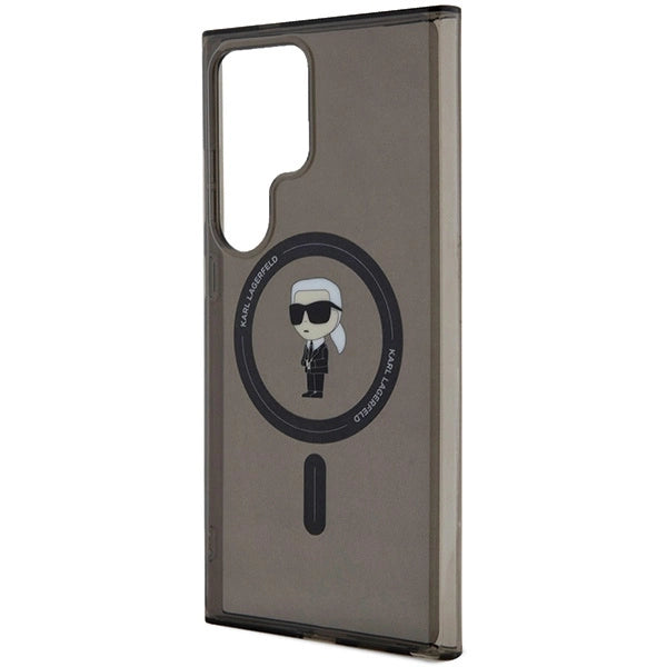 Калъф Karl Lagerfeld IML Ikonik MagSafe за Samsung Galaxy S24 Ultra - черен