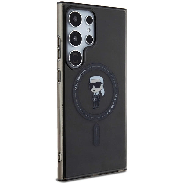 Калъф Karl Lagerfeld IML Ikonik MagSafe за Samsung Galaxy S24 Ultra - черен