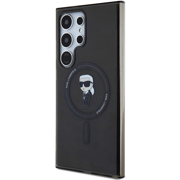 Калъф Karl Lagerfeld IML Ikonik MagSafe за Samsung Galaxy S24 Ultra - черен