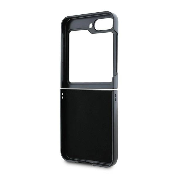 Karl Lagerfeld Saffiano Metal Pin Case за Samsung Galaxy Z Flip 6 - черен