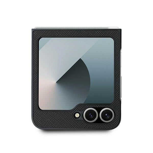 Karl Lagerfeld Saffiano Metal Pin Case за Samsung Galaxy Z Flip 6 - черен