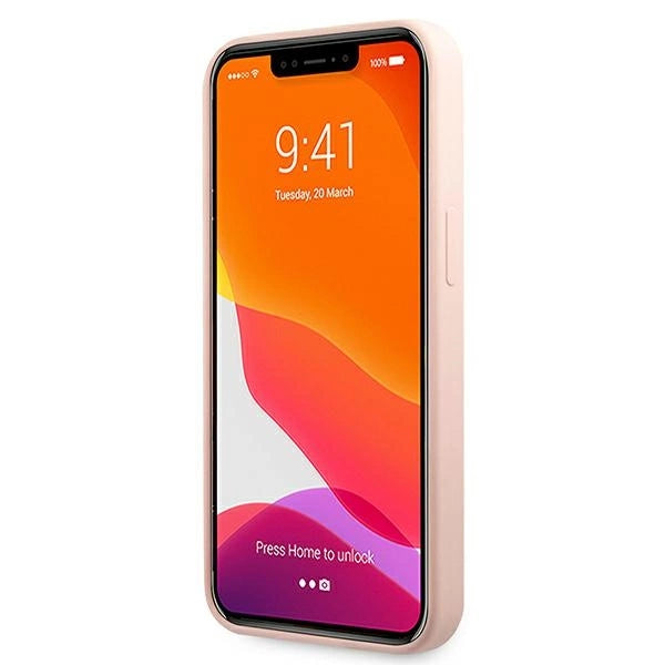 Karl Lagerfeld силиконов калъф Karl`s Head за iPhone 13 Pro Max 6.7" - светло розов