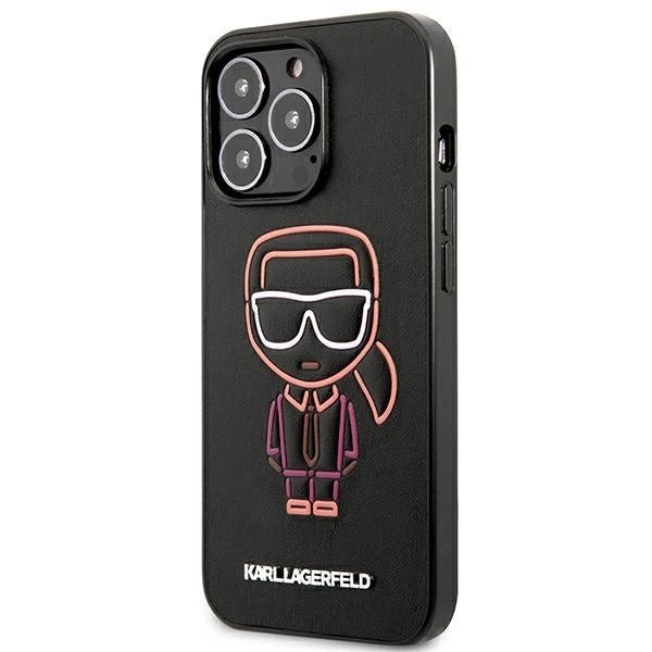 Karl Lagerfeld Karl Ikonik Outline Case за iPhone 13 Pro Max 6.7" - черен