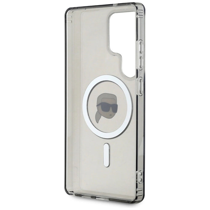 Калъф Karl Lagerfeld Button Karl Head Printed Logo MagSafe Samsung Galaxy S25 Ultra черен