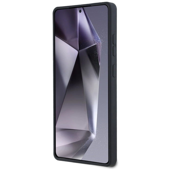 Karl Lagerfeld Силиконов калъф Double Heads And Circle MagSafe Samsung Galaxy S25 Ultra черен