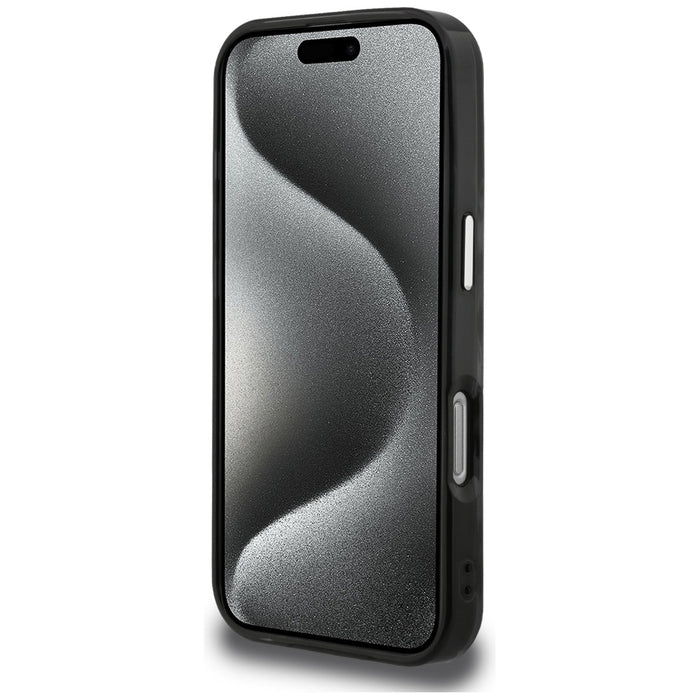 Karl Lagerfeld IML Leopard Pattern MagSafe Case за iPhone 16 Pro Max - кафяв