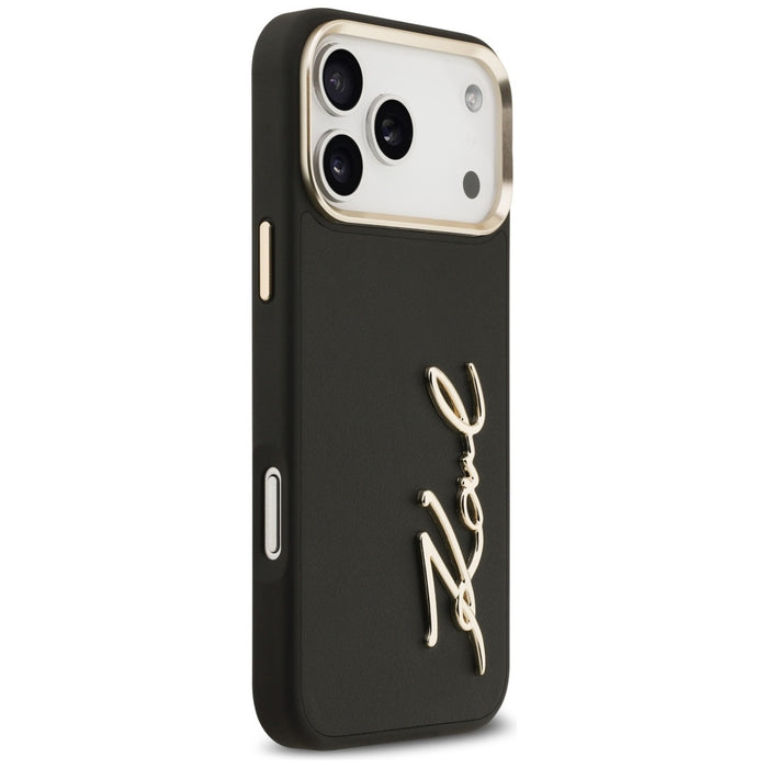 Karl Lagerfeld Karl Script Logo Case за iPhone 17 Pro Max - черен