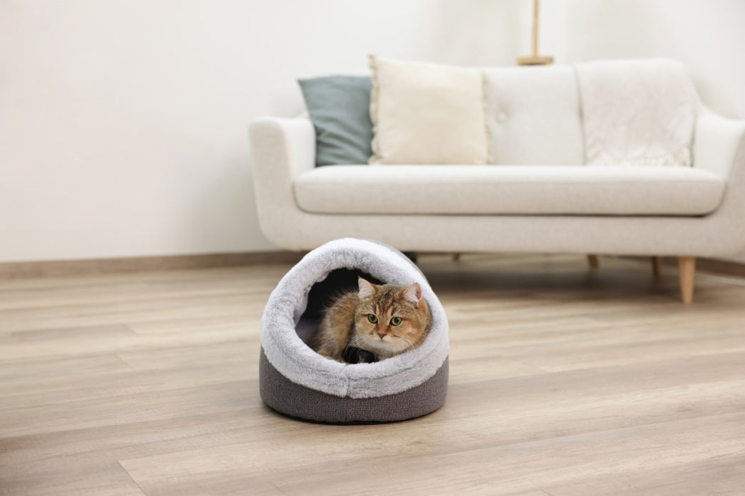 KERBL Jana Cave Grey - Легло за домашни любимци - 45x37x30 см