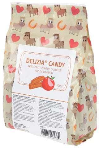 KERBL Delizia Candy Apple with Cinnamon - конски лакомства - 600гр