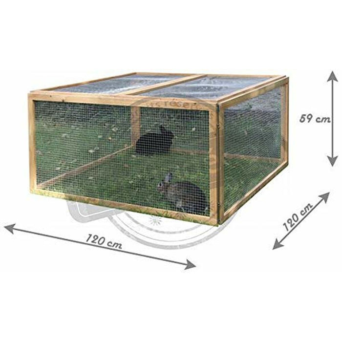 Клетка Kerbl 120 x 59 cm Картон