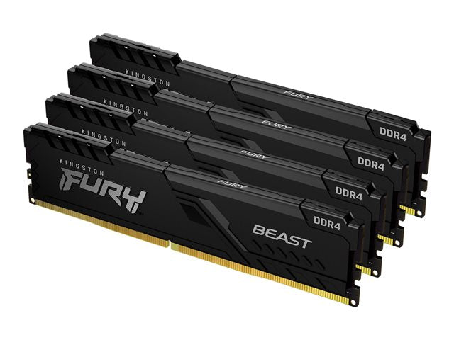 KINGSTON 32GB 3600MHz DDR4 CL17 DIMM Комплект от 4 FURY Beast Black