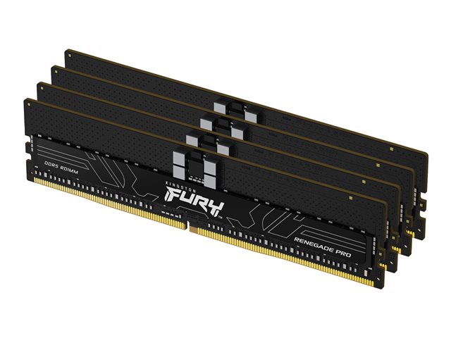 KINGSTON 128GB 5600MT/s DDR5 ECC Reg CL28 DIMM Комплект от 4 FURY Renegade Pro EXPO