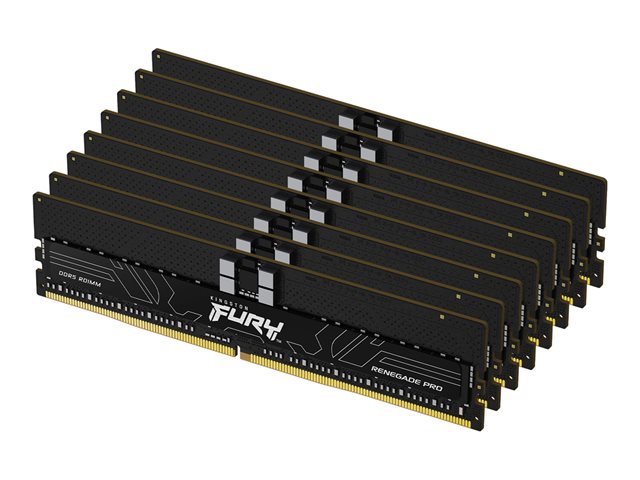KINGSTON 256GB 6400MT/s DDR5 ECC Reg CL32 DIMM комплект от 8 FURY Renegade Pro XMP