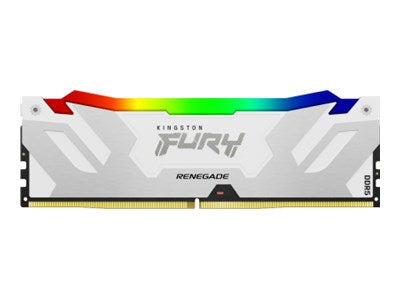 KINGSTON FURY Renegade 16GB DIMM DDR5 6800MT/s DDR5 CL36 RGB Бял XMP