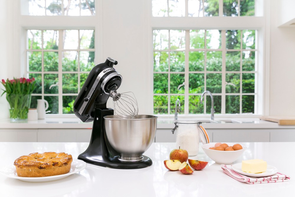 Кухненски робот KitchenAid 5K45SSEOB Classic 275 W 4.3 L Черен, Металик