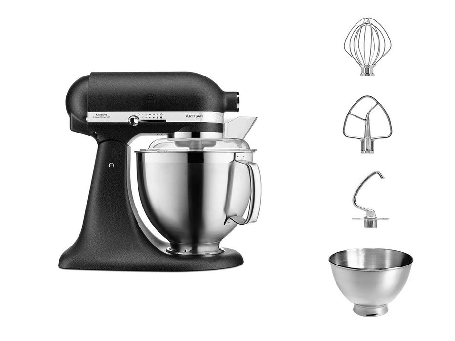 Кухненски робот KitchenAid Artisan 5KSM185PS 300 W 4.8 L черен