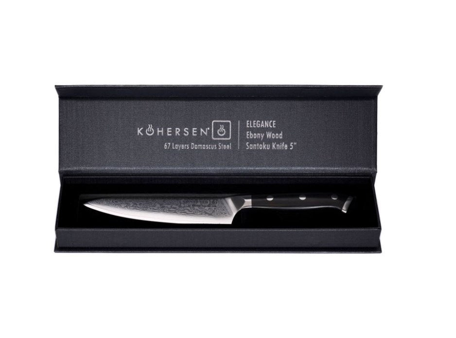 Kohersen Elegance Универсален нож от абаносово дърво 12,7 см