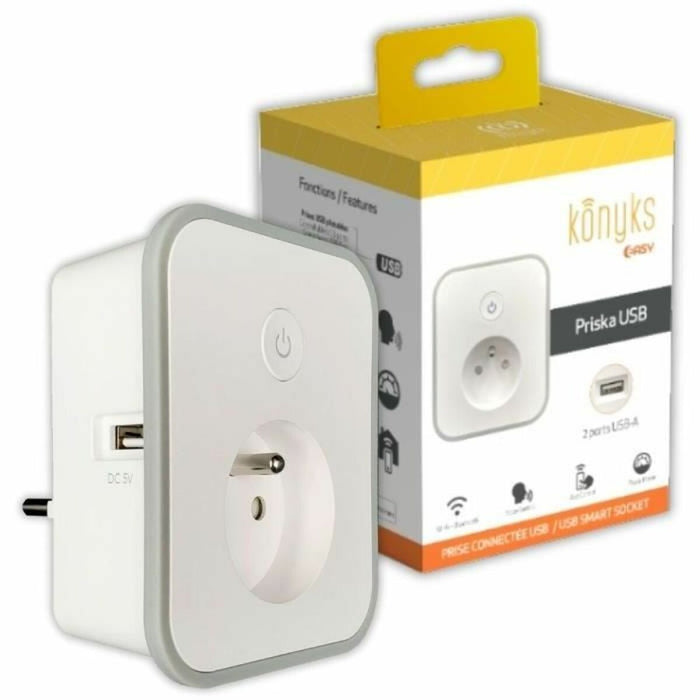Щепсел с разходомер Konyks Priska Bluetooth Wi-Fi 16 A
