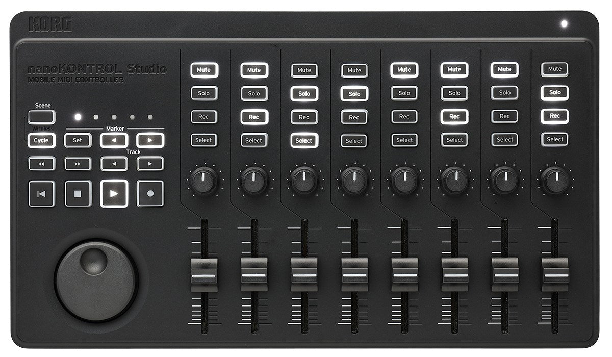 Korg nanoKONTROL Studio - MIDI контролер, черен