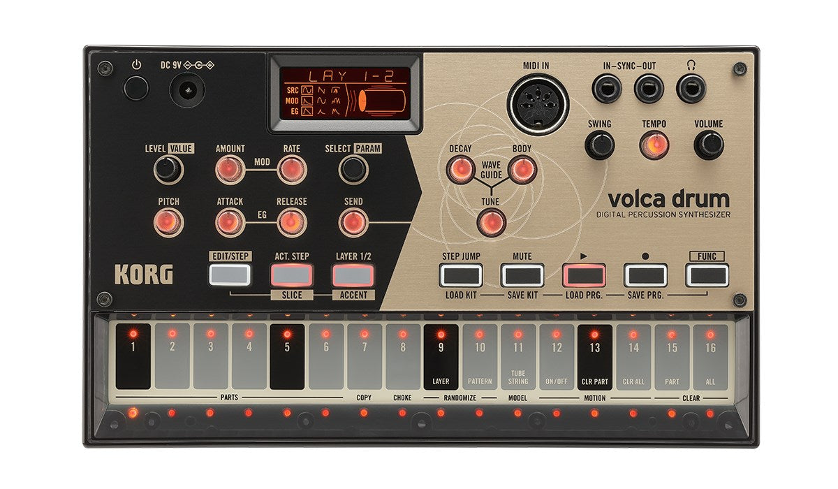 Korg volca drum - цифров перкусионен синтезатор