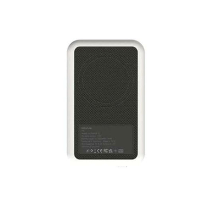 Резервна Батерия с Безжично Зарядно Kreafunk Бял 5000 mAh