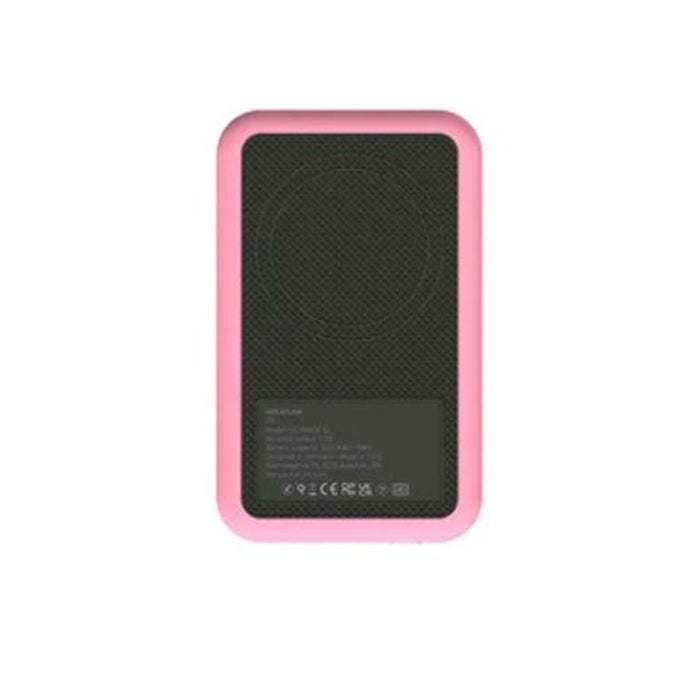 Резервна Батерия с Безжично Зарядно Kreafunk Розов 5000 mAh
