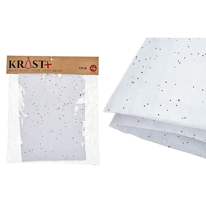 Аксесоар за коледно ясли Krist+ 00359 00359 Бял полиестер 50 x 0,01 x 50 cm Килим (24 броя)