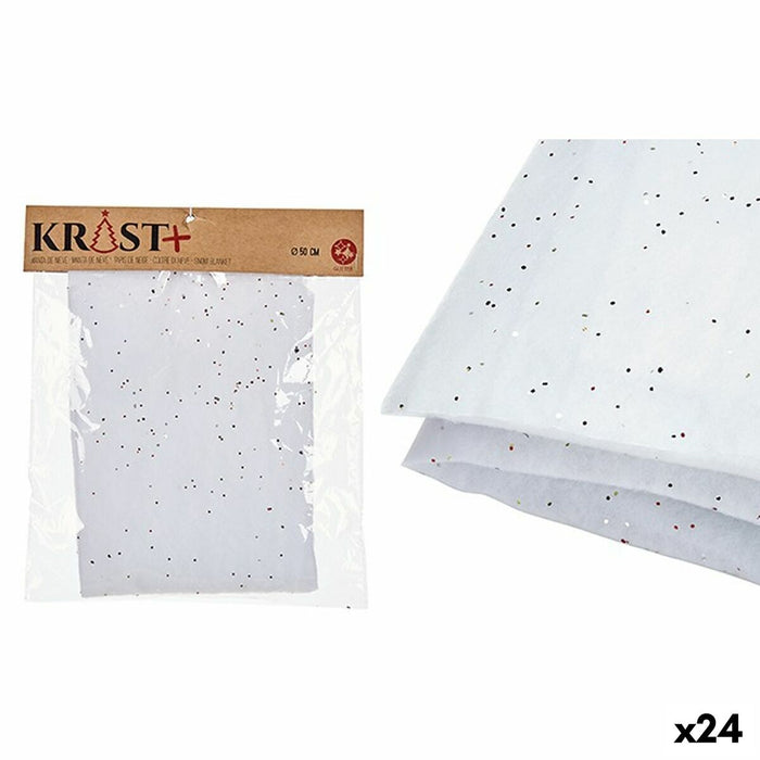 Аксесоар за коледно ясли Krist+ 00359 00359 Бял полиестер 50 x 0,01 x 50 cm Килим (24 броя)