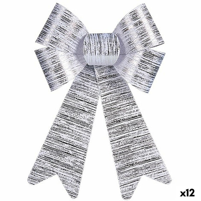 Ласо Krist+ HJ1-12006 HJ1-12006 Сребрист 16 x 24 x 4 cm Коледна Украса (12 броя)