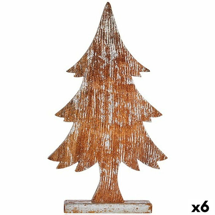 Декоративна фигурка Krist+ 1121-SILVER 1121-SILVER Сребрист Сребро Коледно дърво 5 x 49,5 x 26 cm (6 броя)