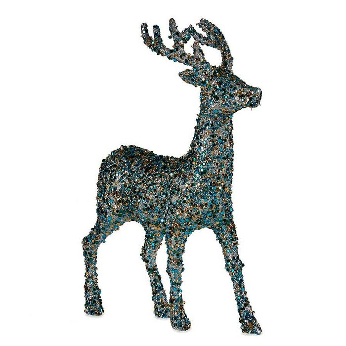 Коледен елен Krist+ R201-068Z-6 R201-068Z-6 Син Златен Коледен елен 15 x 45 x 30 cm Пурпурин (8 броя)